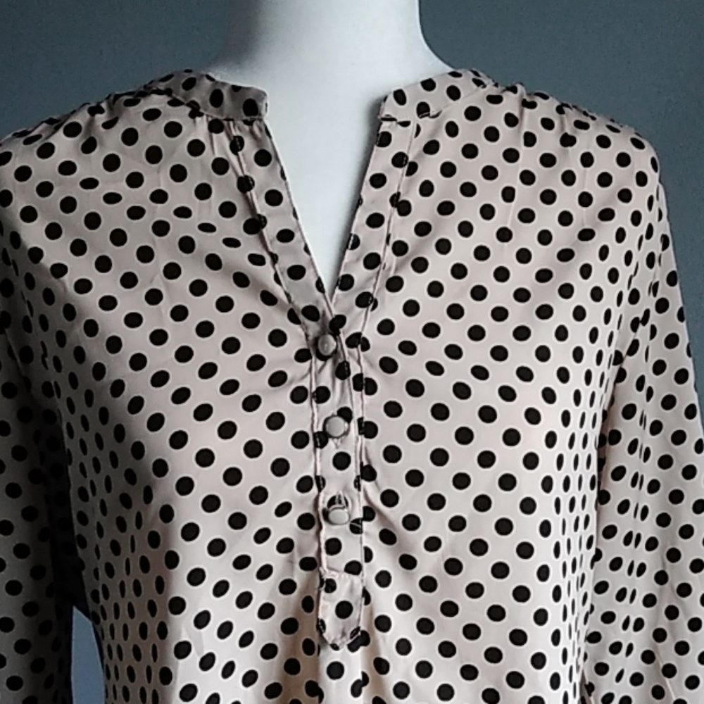 EUC Polkadot Blouse